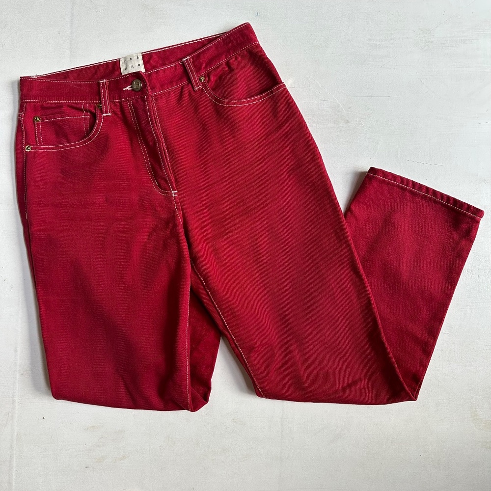TRADEMARK Red Women's Straight Leg Jeans